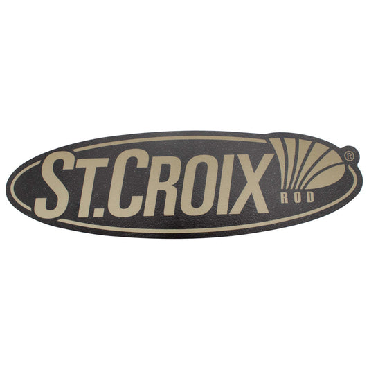 12" St Croix Black Carpet Decal