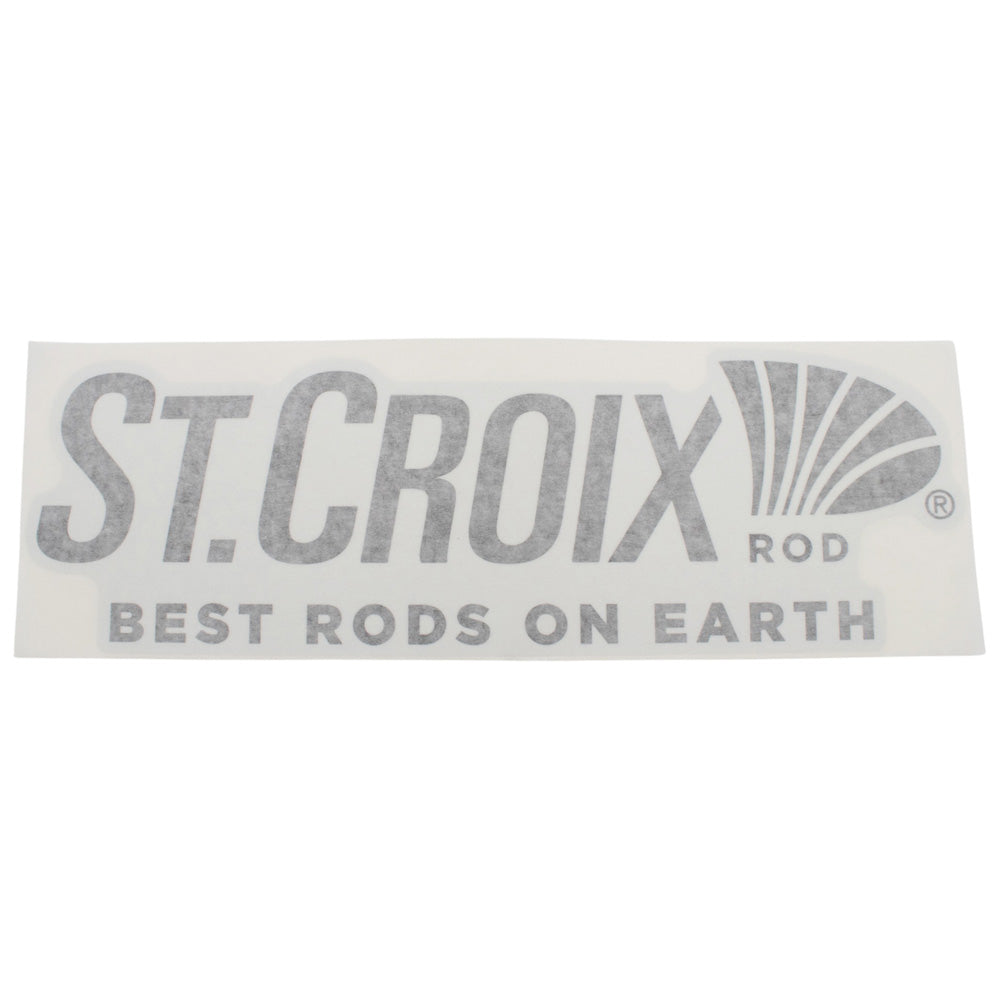 12" St. Croix Black Decal