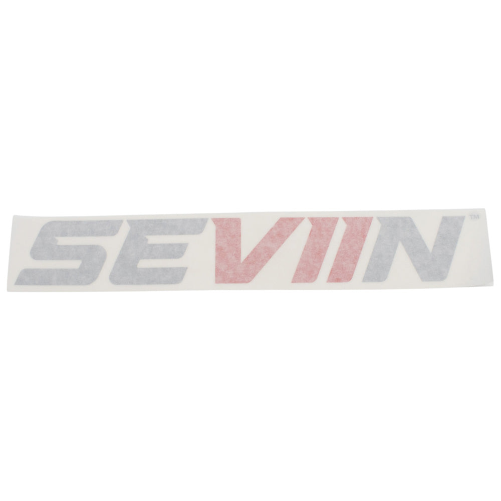 SEVIIN Grey/Red Decal
