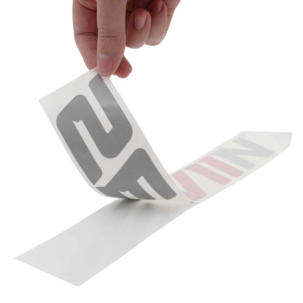 SEVIIN Grey/Red Decal