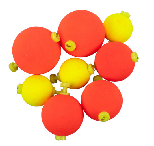 THILL FOAM FLOAT ROUND ASSORTED 8 PACK